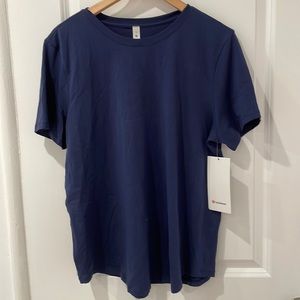 NWT Lululemon navy love crew neck tee size 12